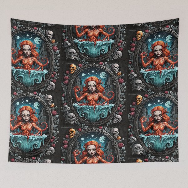 Item preview, Dark Fantasy Devilish Portrait designed and sold by NerdscapeDC.
