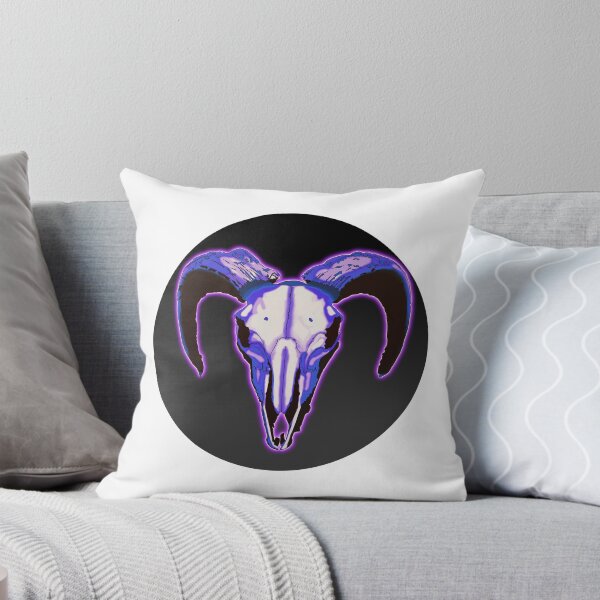 Aperçu de l'œuvre Crâne de Bélier Néon Violet créée et vendue par Kat91x.