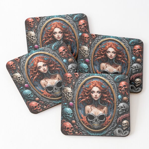 Item preview, Dark Fantasy Devilish Portrait designed and sold by NerdscapeDC.