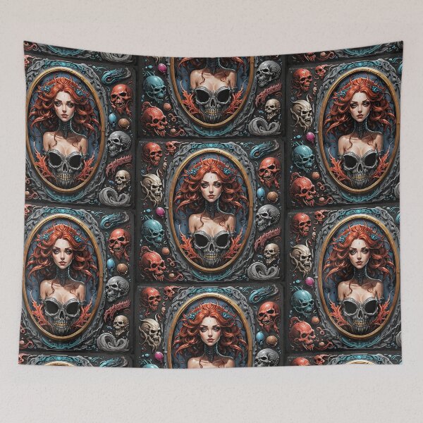 Item preview, Dark Fantasy Devilish Portrait designed and sold by NerdscapeDC.