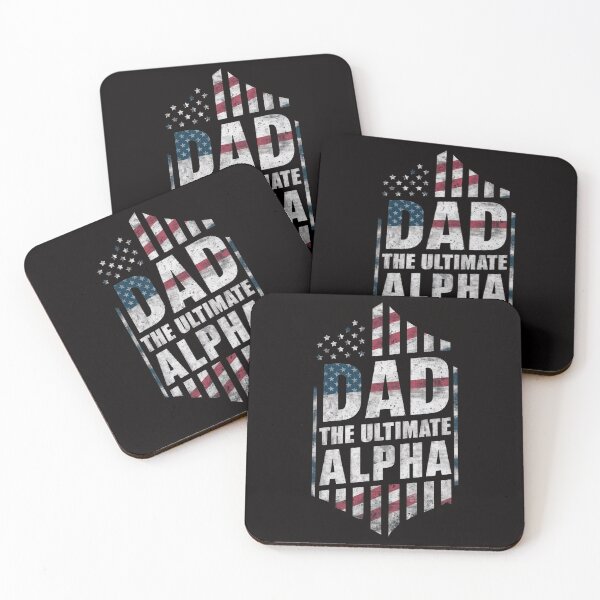 Item preview, Ultimate Alpha Dad - Patriotic T-Shirt for the Heroic Father designed and sold by HOMEDESIGNPRINT.