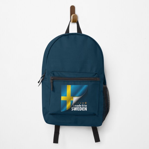 Item preview, I Made It To SWEDEN Flag Swedish Flag Sticker T-Shirt 01 designed and sold by LocationInks.