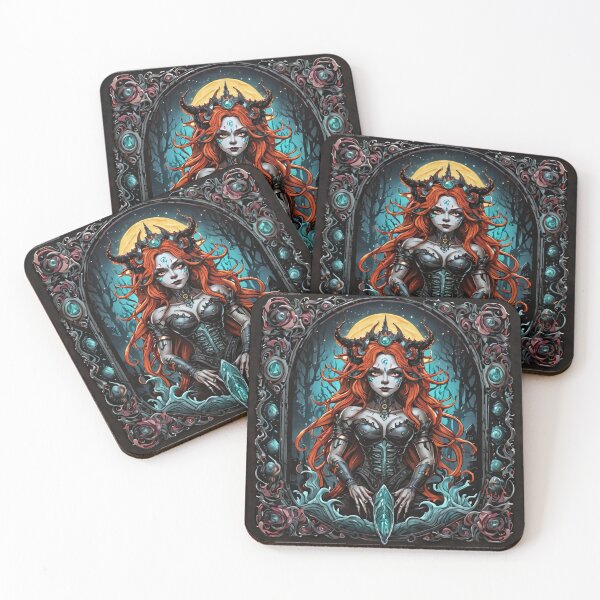 Item preview, Dark Fantasy Devilish Portrait designed and sold by NerdscapeDC.