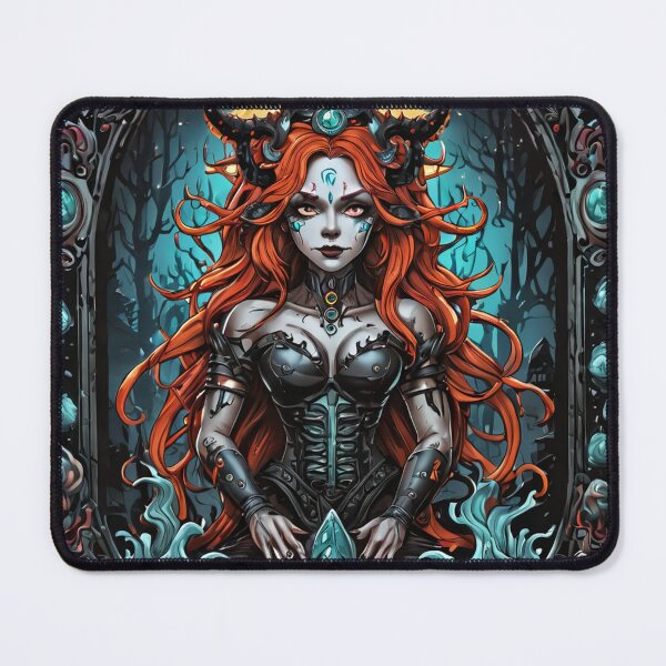 Item preview, Dark Fantasy Devilish Portrait designed and sold by NerdscapeDC.