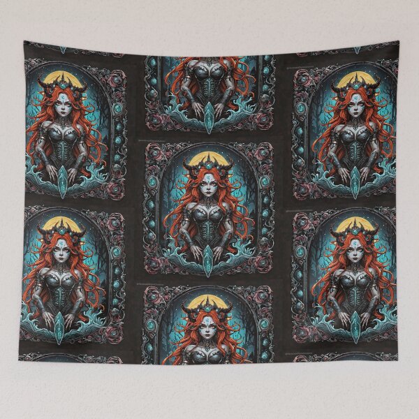 Item preview, Dark Fantasy Devilish Portrait designed and sold by NerdscapeDC.