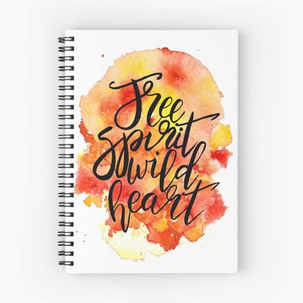 Item preview, Free Spirit Wild Heart - Watercolour Quotes designed and sold by mcaussieb.