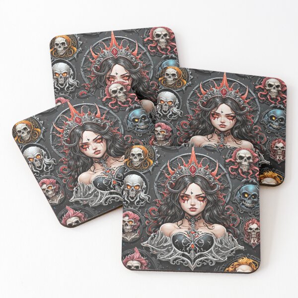 Item preview, Dark Fantasy Devilish Portrait designed and sold by NerdscapeDC.