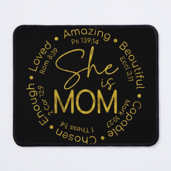 Item preview, She is Mom Mother's Day Bible Verses designed and sold by Margival.