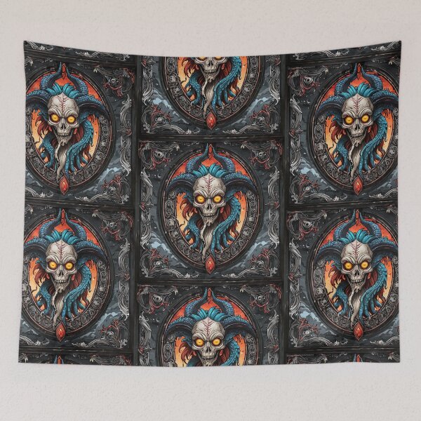 Item preview, Dark Fantasy Devilish Portrait designed and sold by NerdscapeDC.