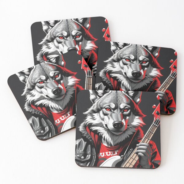 Item preview, Hardrock Wolf: bassist designed and sold by IAmagineFR.
