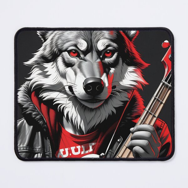 Item preview, Hardrock Wolf: bassist designed and sold by IAmagineFR.