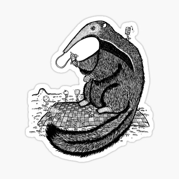 Ants are friends - not food Sticker