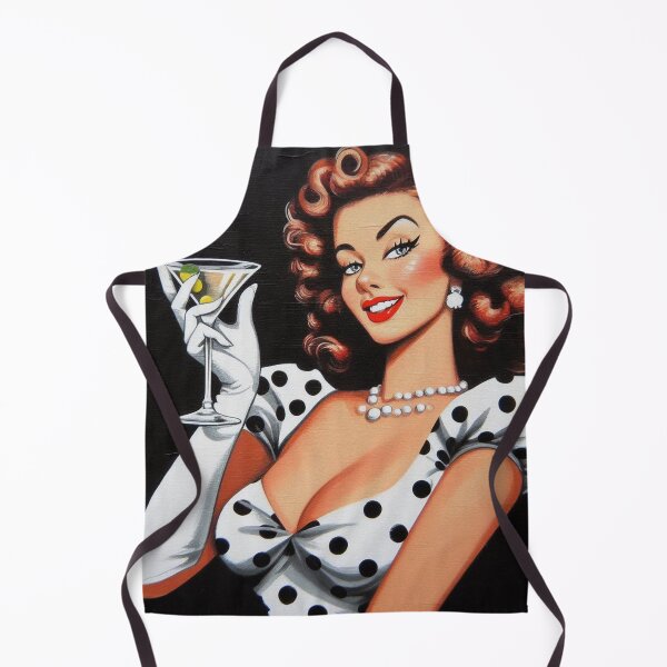 Item preview, Retro Drink Girl designed and sold by PulpVintage.