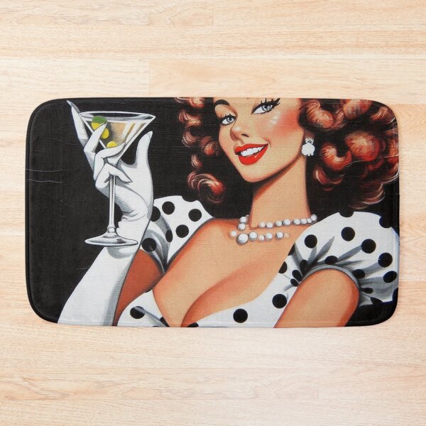 Item preview, Retro Drink Girl designed and sold by PulpVintage.