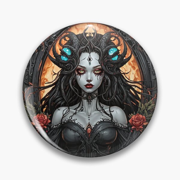 Item preview, Dark Fantasy Devilish Portrait designed and sold by NerdscapeDC.