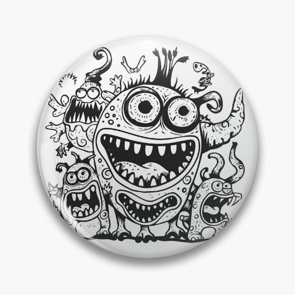 Item preview,  Funny Happy Monsters Collection designed and sold by Oksana Suprun.
