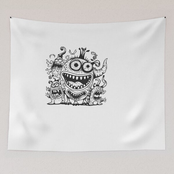 Item preview,  Funny Happy Monsters Collection designed and sold by Oksana Suprun.