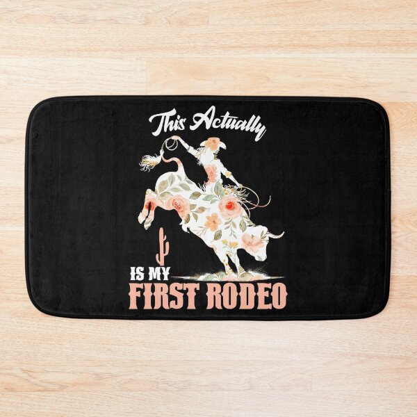 Item preview, This Actually Is My First Rodeo Mom Floral Girl Gift designed and sold by JUSTBEELEGANT.