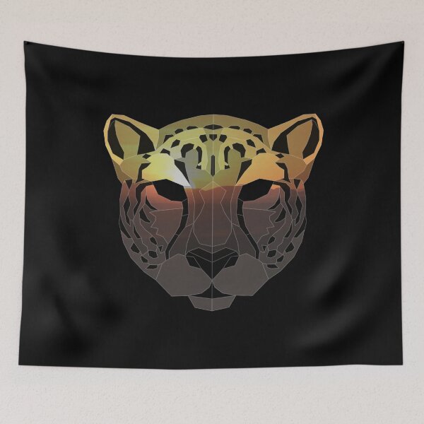 Item preview, Low Poly Double Exposure Cheetah designed and sold by yajyolid.