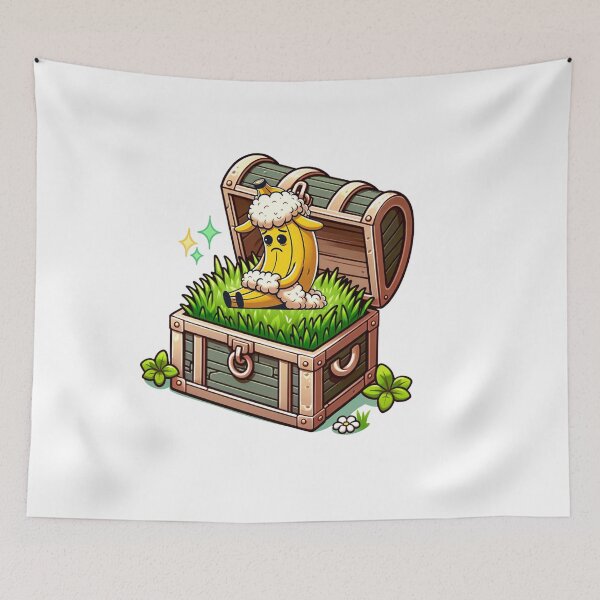 Item preview, Am I a sheep? Or banana? Thinking in the treasure chest designed and sold by perfect-radius.
