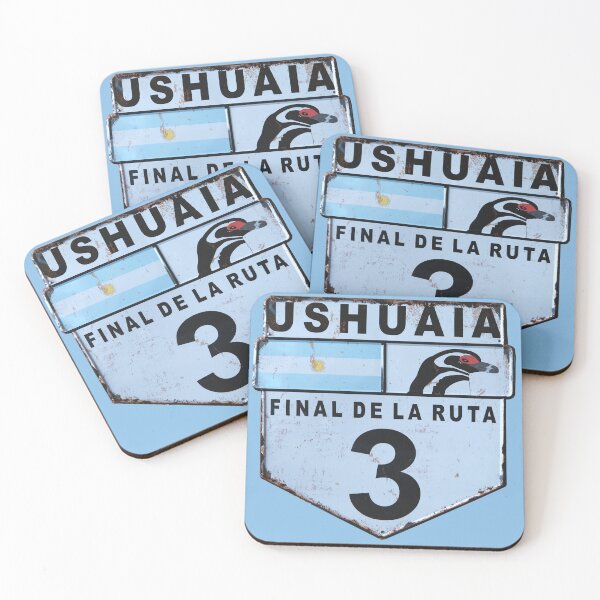 Item preview, Ruta 3 Ushuaia Patagonia señal de tráfico designed and sold by stevepaint.