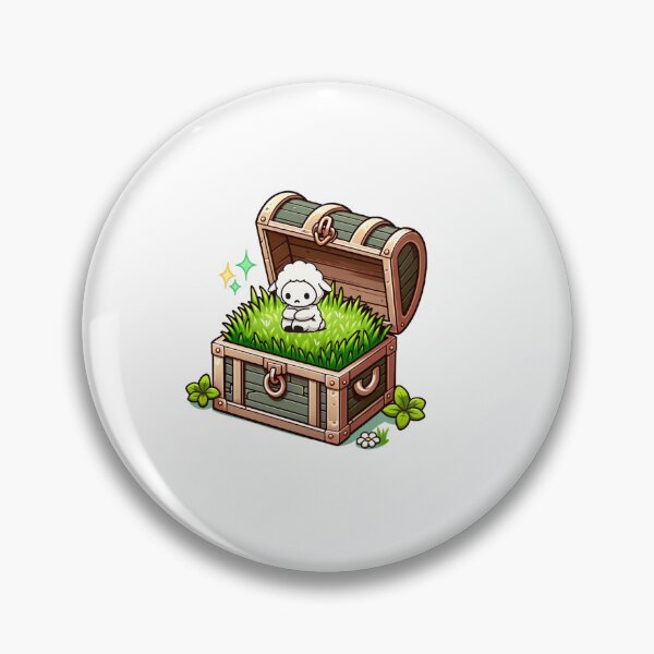 Item preview, A sheep, sitting on the treasure chest with a saddened expression designed and sold by perfect-radius.