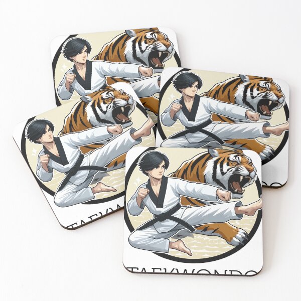 Item preview, A Man In A Taekwondo Outfit Kicking designed and sold by sebph.