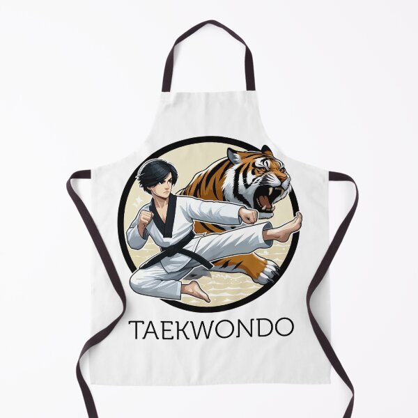 Item preview, A Man In A Taekwondo Outfit Kicking designed and sold by sebph.