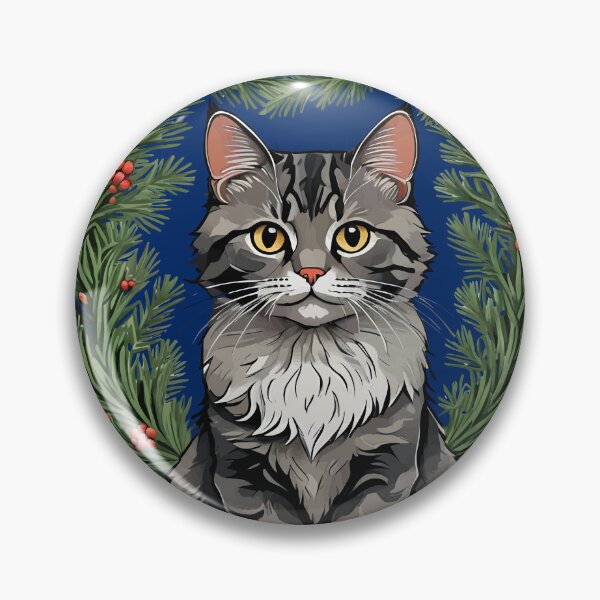 Item preview, Cute Maine Cat With Pine designed and sold by taiche.
