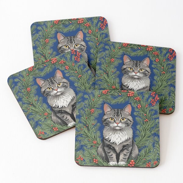 Item preview, Cute Maine Cat With Pine designed and sold by taiche.