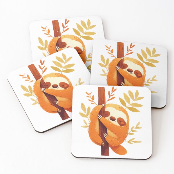 Item preview, Cute sloth on a tree designed and sold by JoyfulNat.