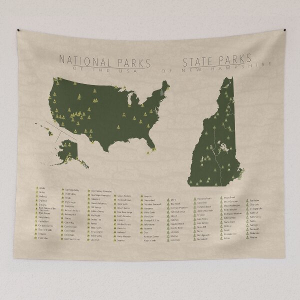 Item preview, US National Parks - New Hampshire designed and sold by FinlayMcNevin.