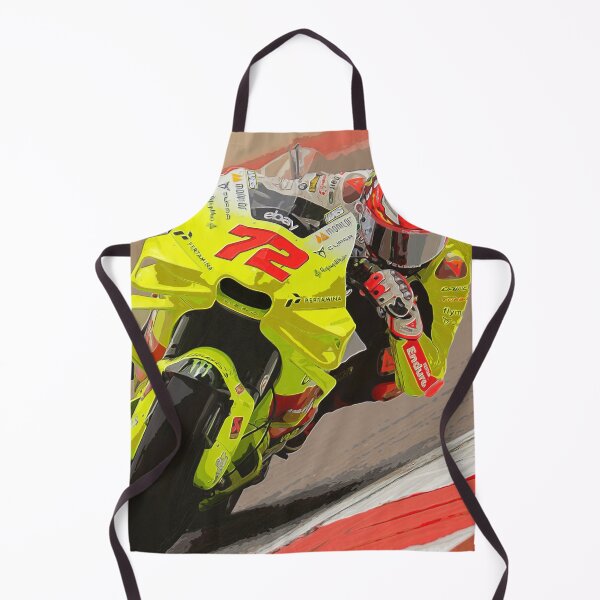 Item preview, Marco Bezzecchi racing through the corners on his 2024 MotoGP motorcycle watercolor designed and sold by Rodissimus1984.