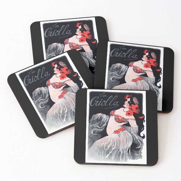 Item preview, La Criolla Spanish Woman Dancer 1902  Jules Grün designed and sold by RocketshipRetro.