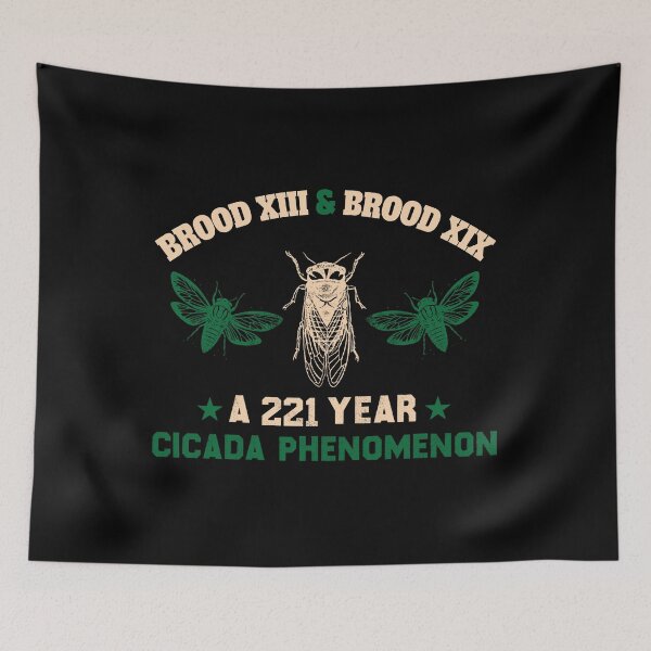 Item preview, Broods 13 & 19 A 221 Year Cicada Phenomenon, For Entomologiste designed and sold by ArtByKatti.