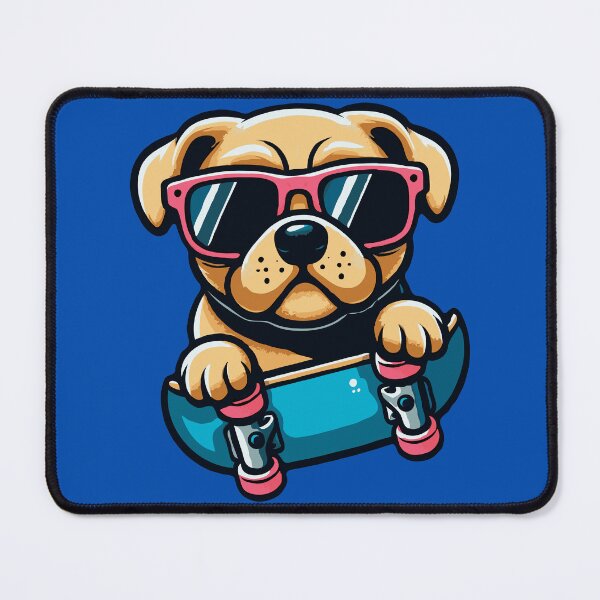 Item preview, Cool Skateboarder Pug Dog designed and sold by McThingummy.