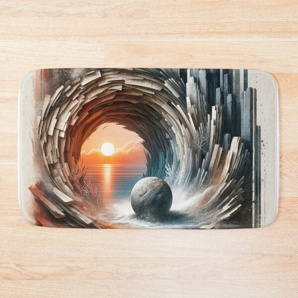 Item preview, A round rock going through the tunnel designed and sold by Mari67-Ink.