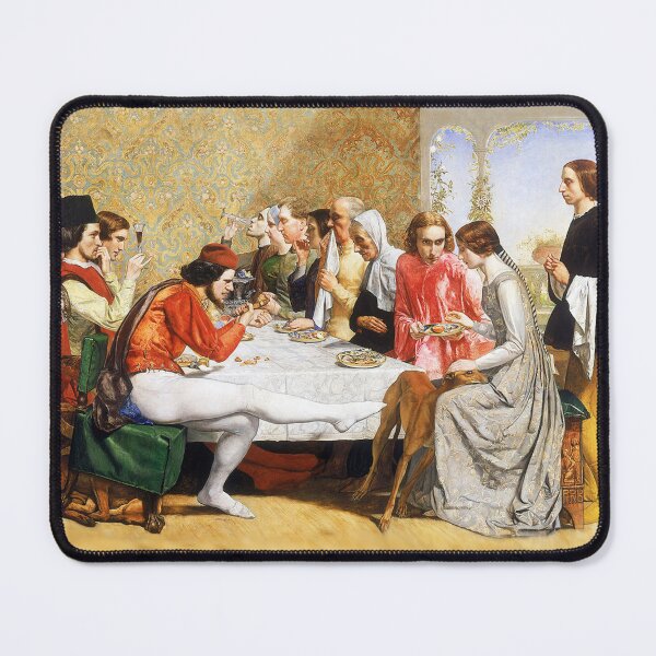 Item preview, “Isabella”, John Everett Millais, oil on canvas, 1848 designed and sold by Vintage Designs +.