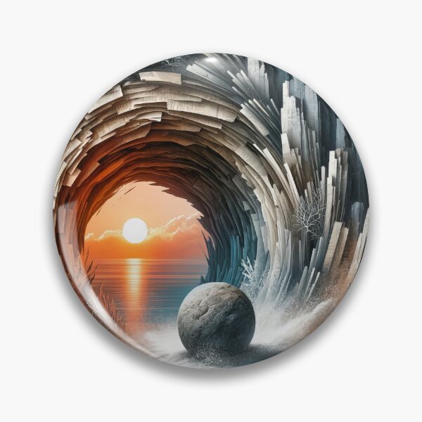 Item preview, A round rock going through the tunnel designed and sold by Mari67-Ink.