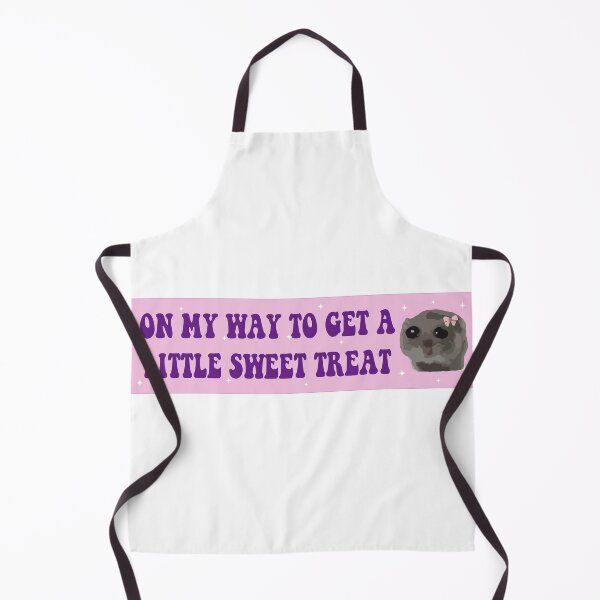 Item preview, On My Way to get a Little Sweet Treat sad hamster bumper designed and sold by fanky-bumper.