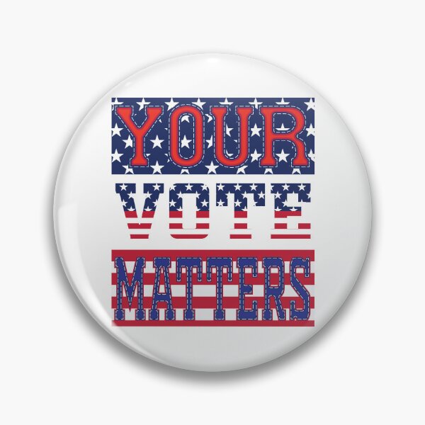 Item preview, Your Vote Matters - USA designed and sold by Whimsical  Thinker.
