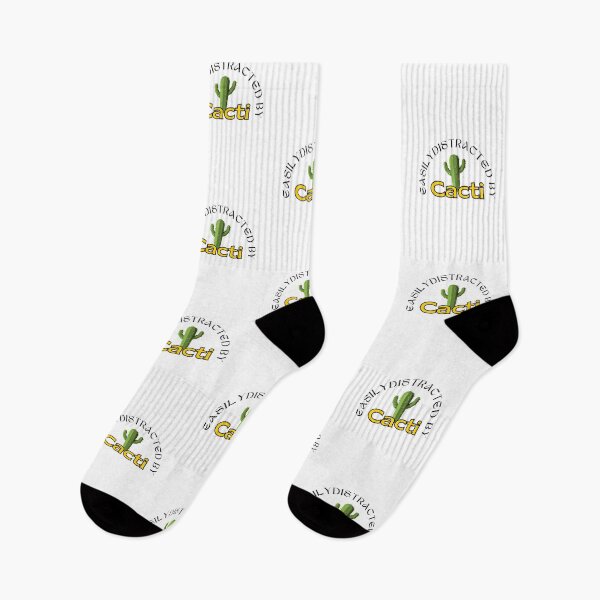 Item preview, Easily Distracted by Cacti - gifts for plant lovers designed and sold by alczar.