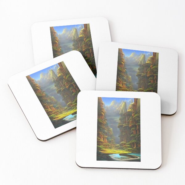 Item preview, Simulated abstracted nature landscape designed and sold by K1ndo.