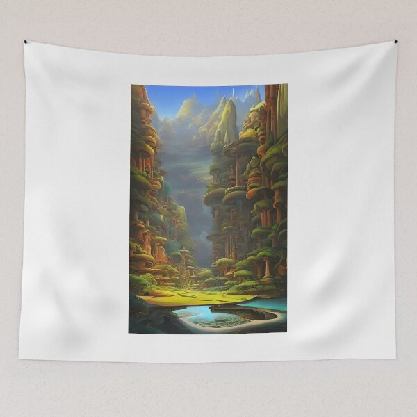 Item preview, Simulated abstracted nature landscape designed and sold by K1ndo.