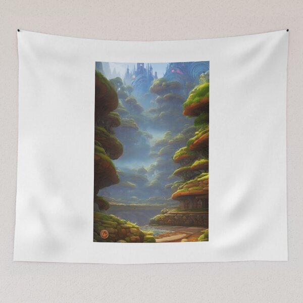 Item preview, Overgrown dystopian sci fi world designed and sold by K1ndo.