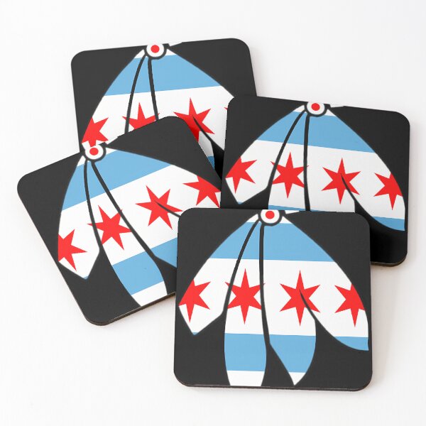 Item preview, Chicago Feather Sticker designed and sold by Janaerzog.