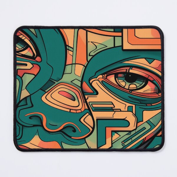 Item preview, Abstract Art - Colorful Face designed and sold by Hinata Lexy Lin.