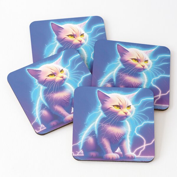 Item preview, lightning cat designed and sold by Krasnovaovaova.