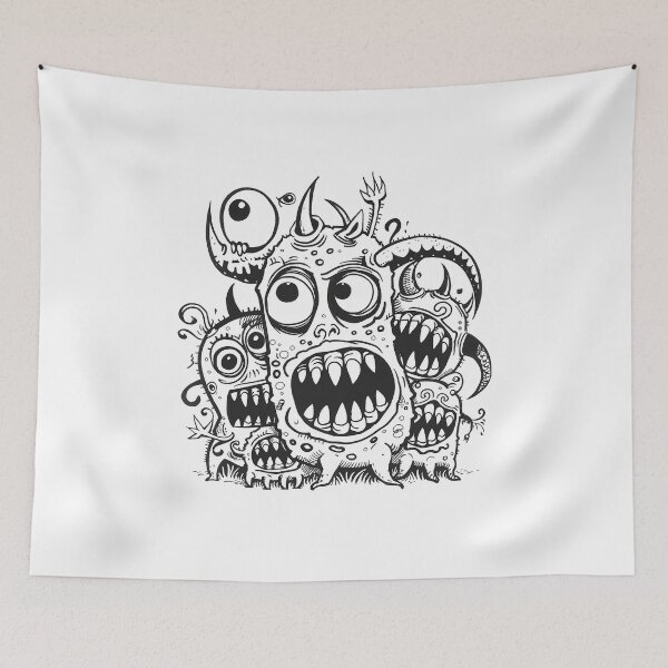Item preview,   Funny Happy Monsters Collection designed and sold by Oksana Suprun.