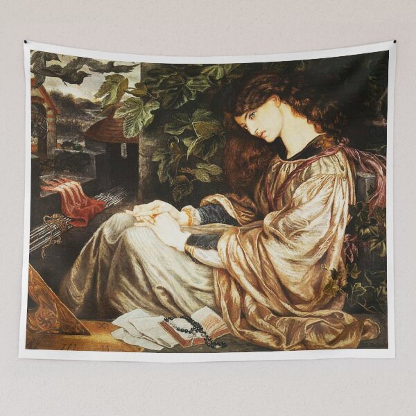 Item preview, La Pia de’ Tolomei, 1868-1880, oil on canvas - Dante Gabriel Rossetti designed and sold by Vintage Designs +.